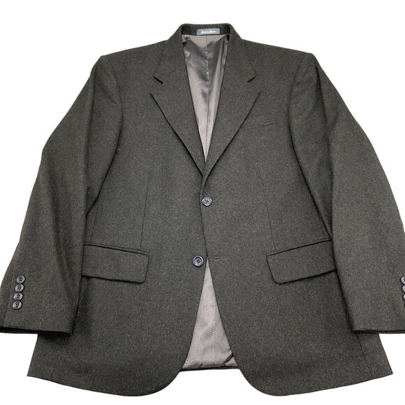 Oscar De La Renta Blazer‎ Men 40S Brown Cashmere Wool Classic Career Suit Jacket - Picture 1 of 13